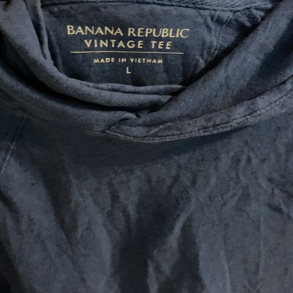 Banana Republic soft hooded Vintage Tee size L - Picture 5 of 6